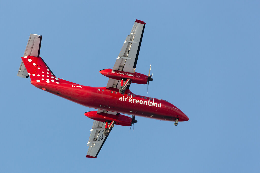 Flugzeug der air greenland