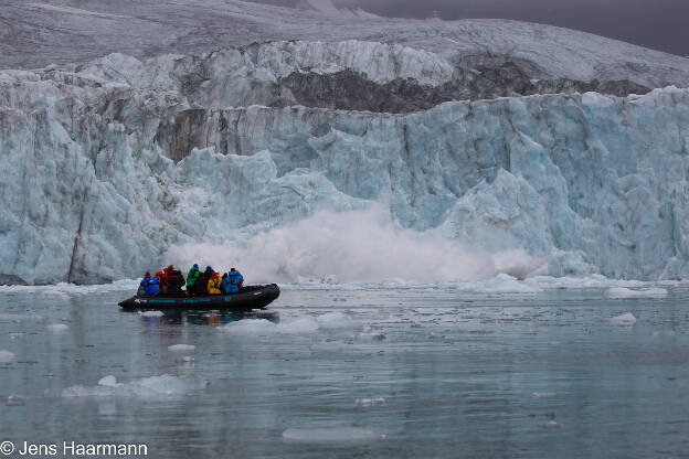 Kalbender Paierlbreen im Hornsund