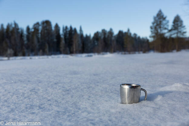 Pause im Schnee