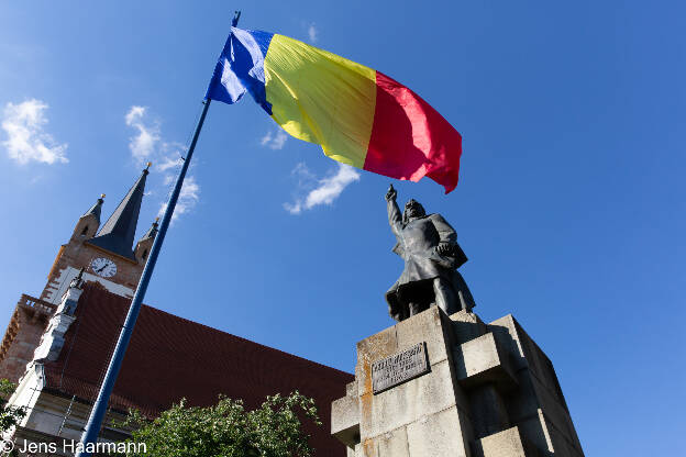 Denkmal Andrei Mureșanu (Dichter der rumänischen Nationalhymne