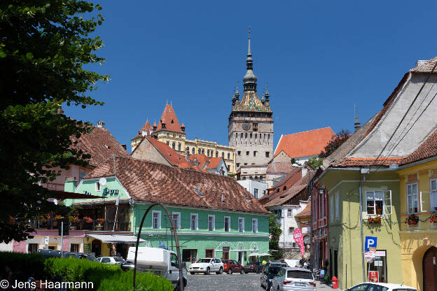 Blick auf die Oberstadt mit Stundturm