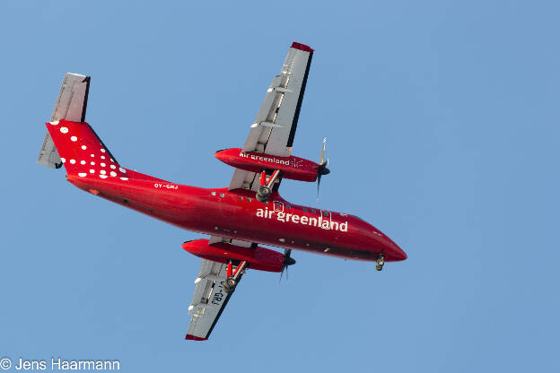 Flugzeug der air greenland