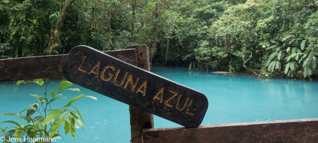 Blaue Lagune des Río Celeste, Vulkan Tenorio NP